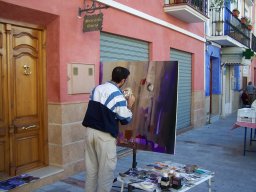 Concurso de Pintura al aire Libre en Mula 2009